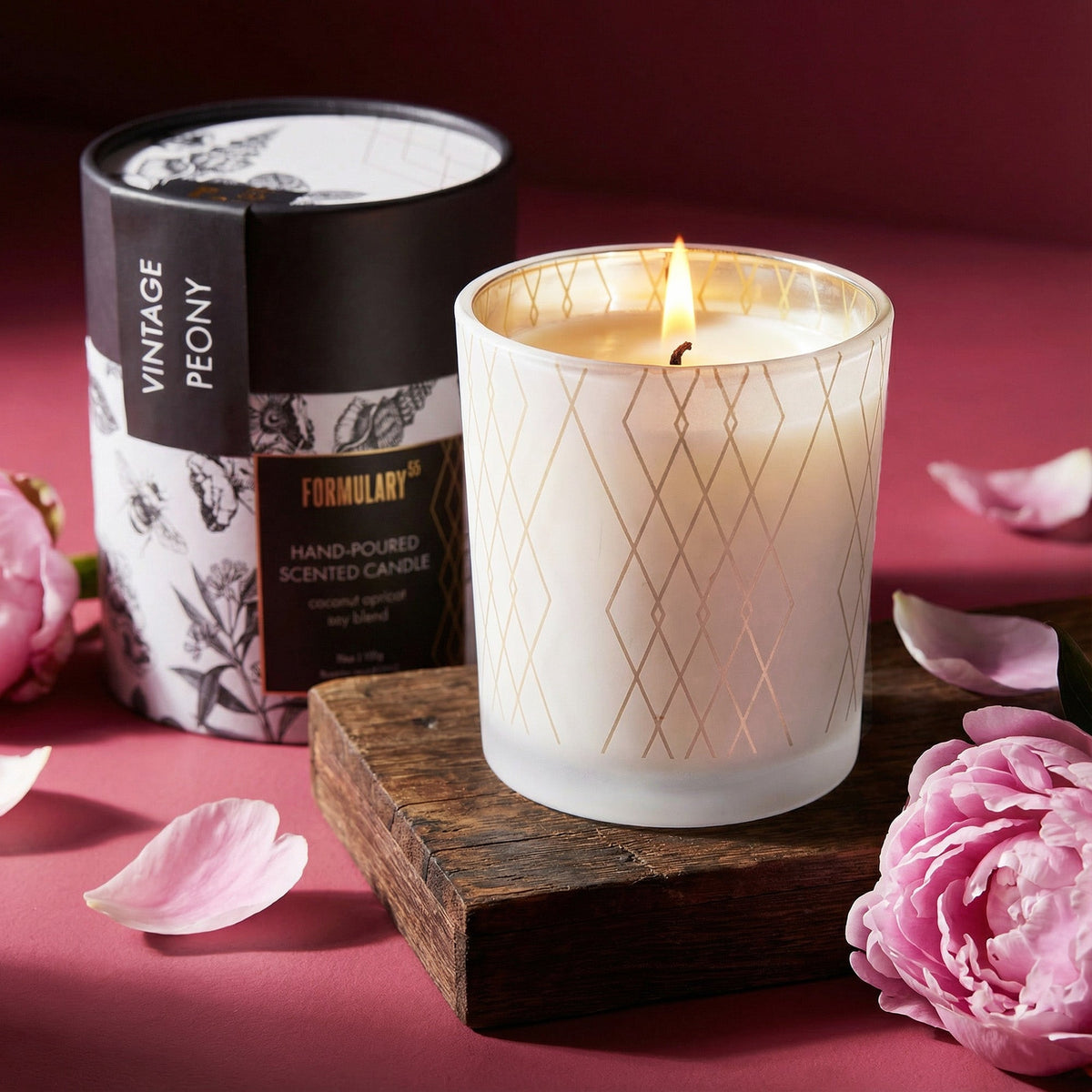 Vintage Peony - Glow Candle
