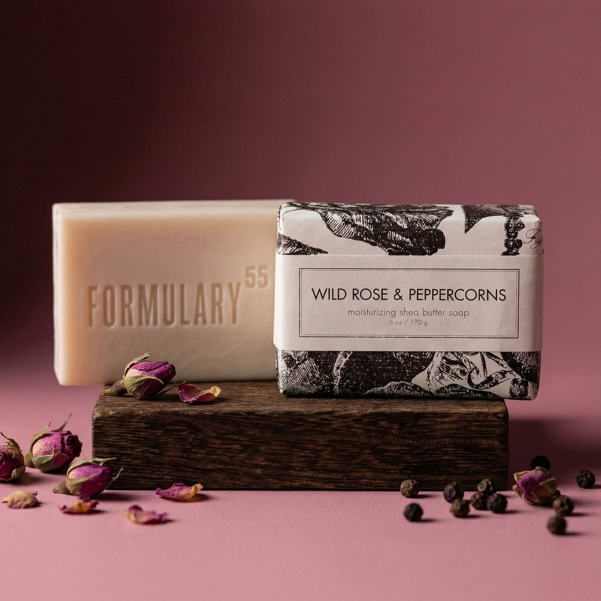 Wild Rose & Peppercorns - Shea Butter Bar Soap