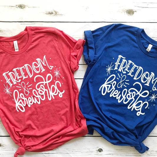 Freedom and Fireworks Tee