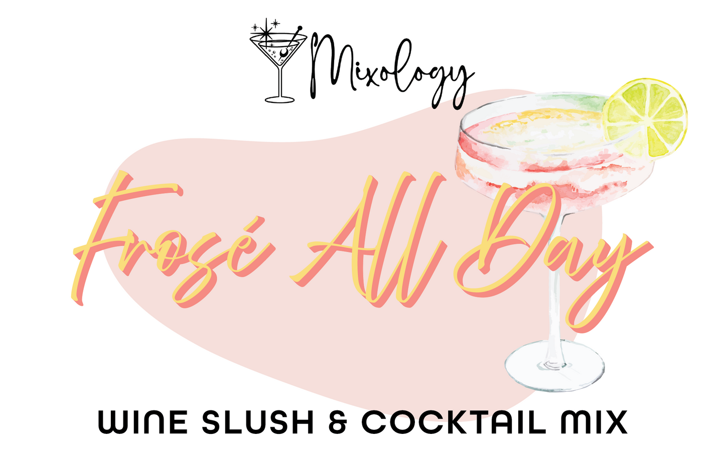 Frose All Day Cocktail Drink Mix | Wine Slush & Mocktail Mixer Jar
