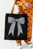 STRIPED BOW | Trick-or-Treat Bag