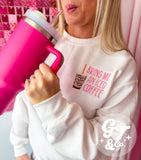 Bring Me An Iced Coffee Embroidered Crewneck *MADE TO ORDER 10-15 BIZ DAYS*