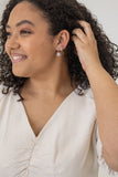 Puzzle Piece Huggie Hoops
