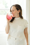 Stemless Wildflower Wine Glass