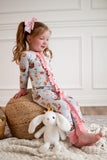 Bunnies & Blooms Convertible Ruffle Zippee