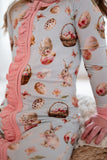 Bunnies & Blooms Convertible Ruffle Zippee