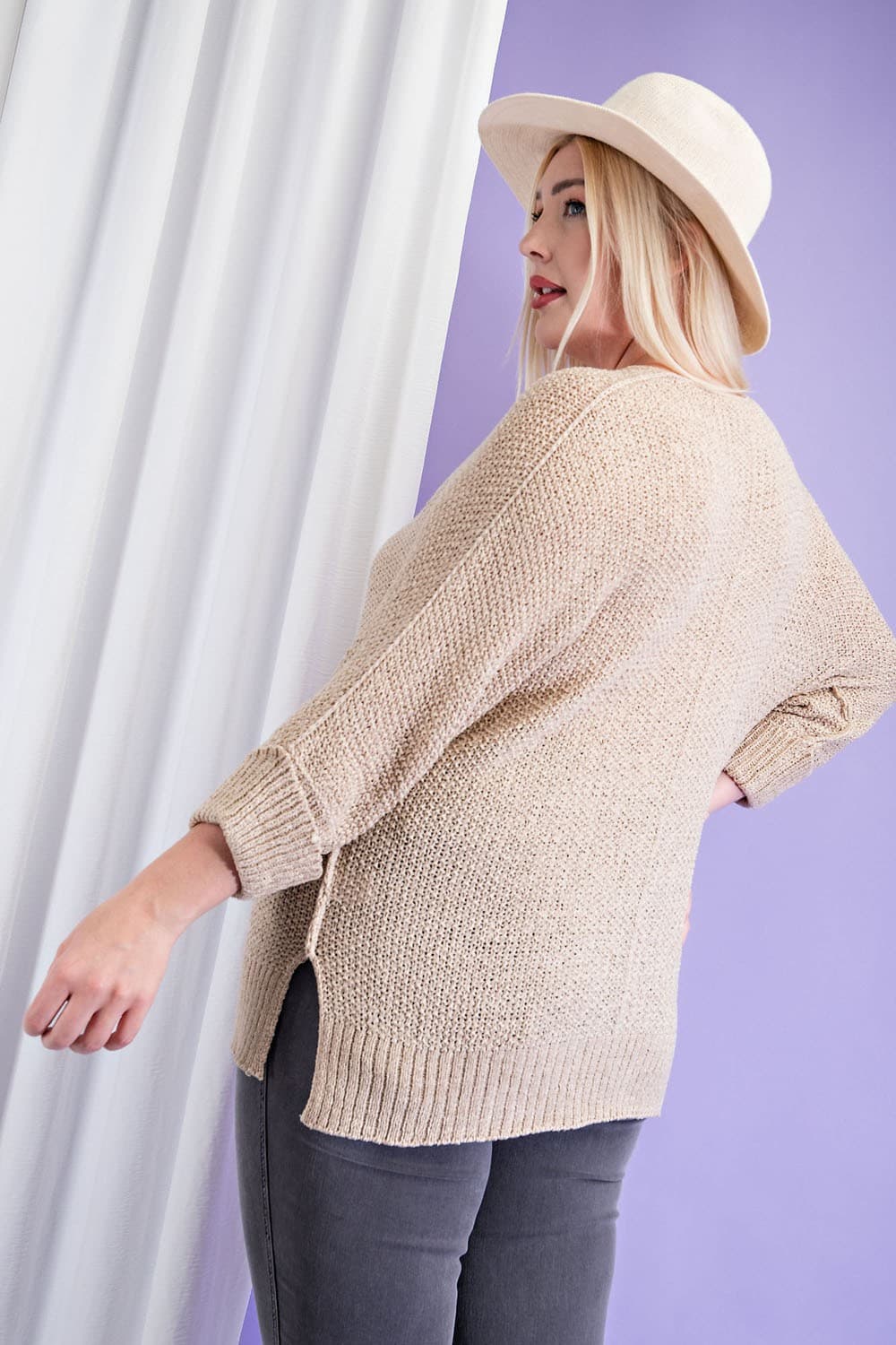 Plus Crew Neck Sweater