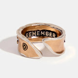 Keep Going Remember Adjustable Ring
