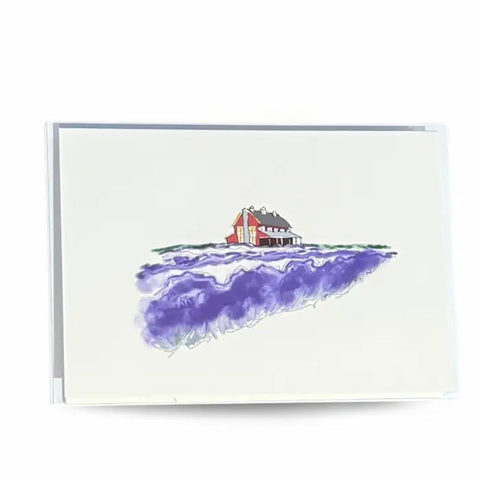 Lavender Watercolor Note Cards