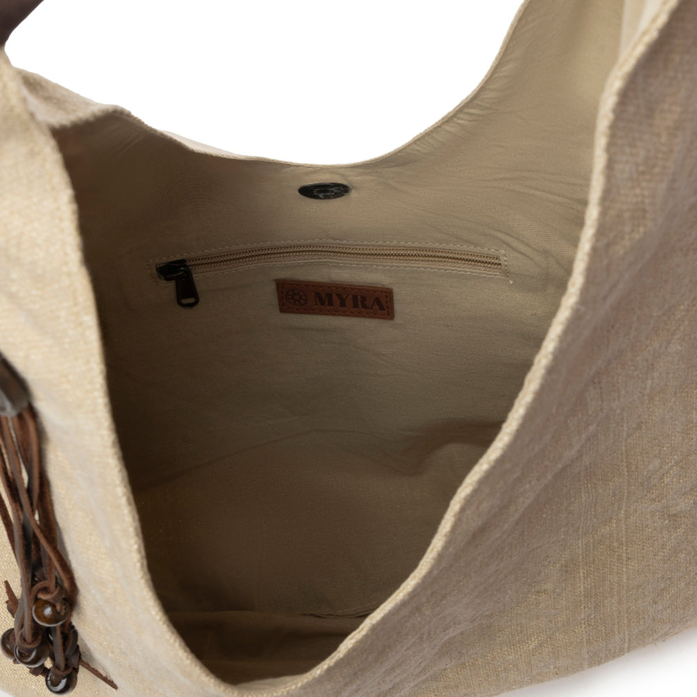 Sandmoor Soft Shoulder Bag in Sandy Espresso