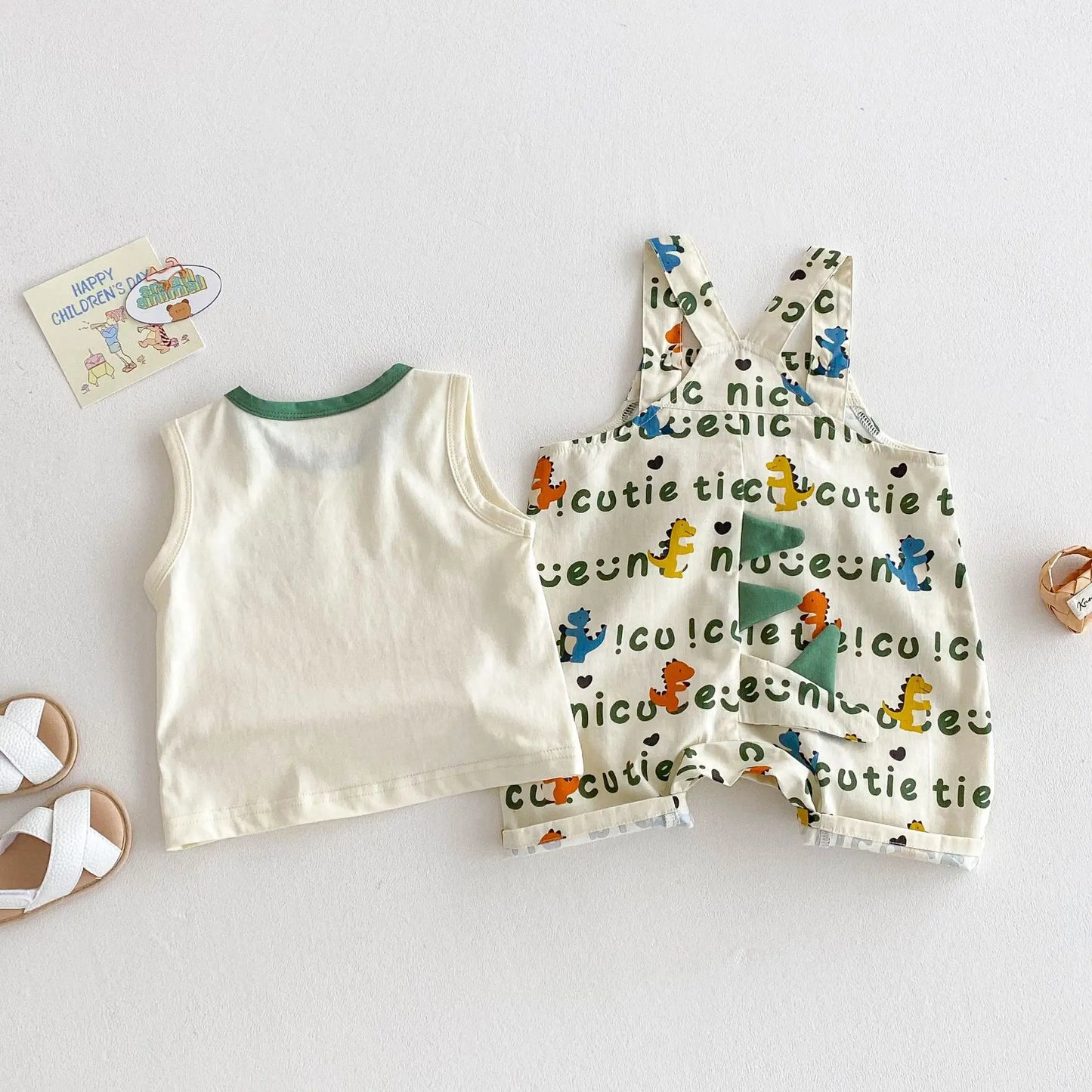 Dinosaur Jumpsuit T-shirt Outfit