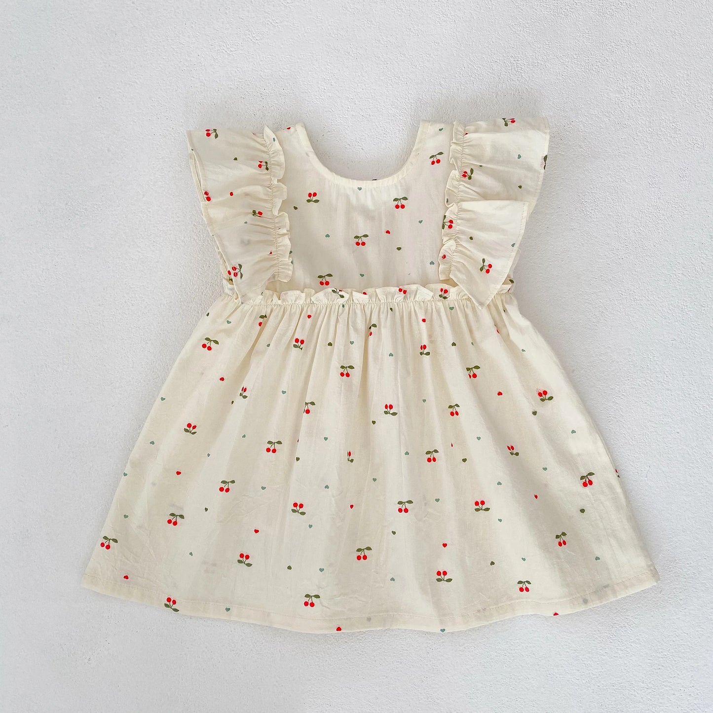 Sister Cherry Print Outfit