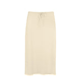 CRINKLE CREAM SKIRT
