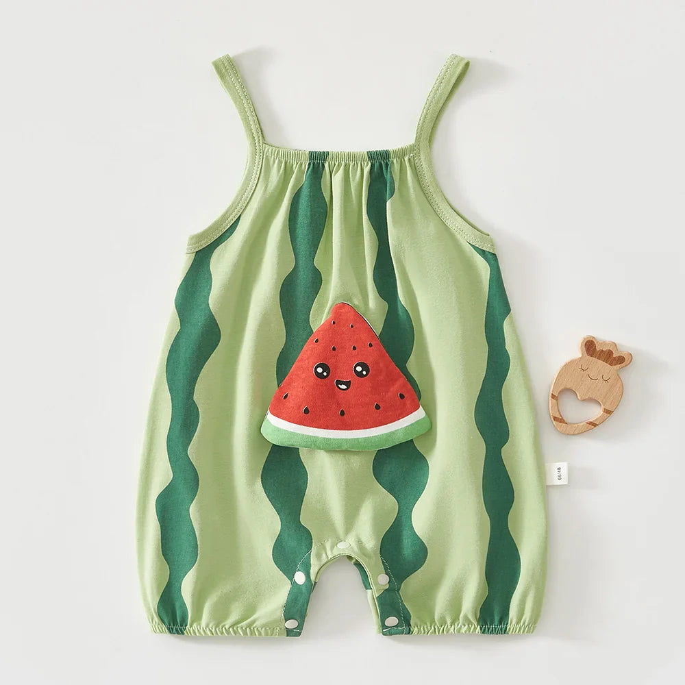 Newborn Fruit Patch Romper