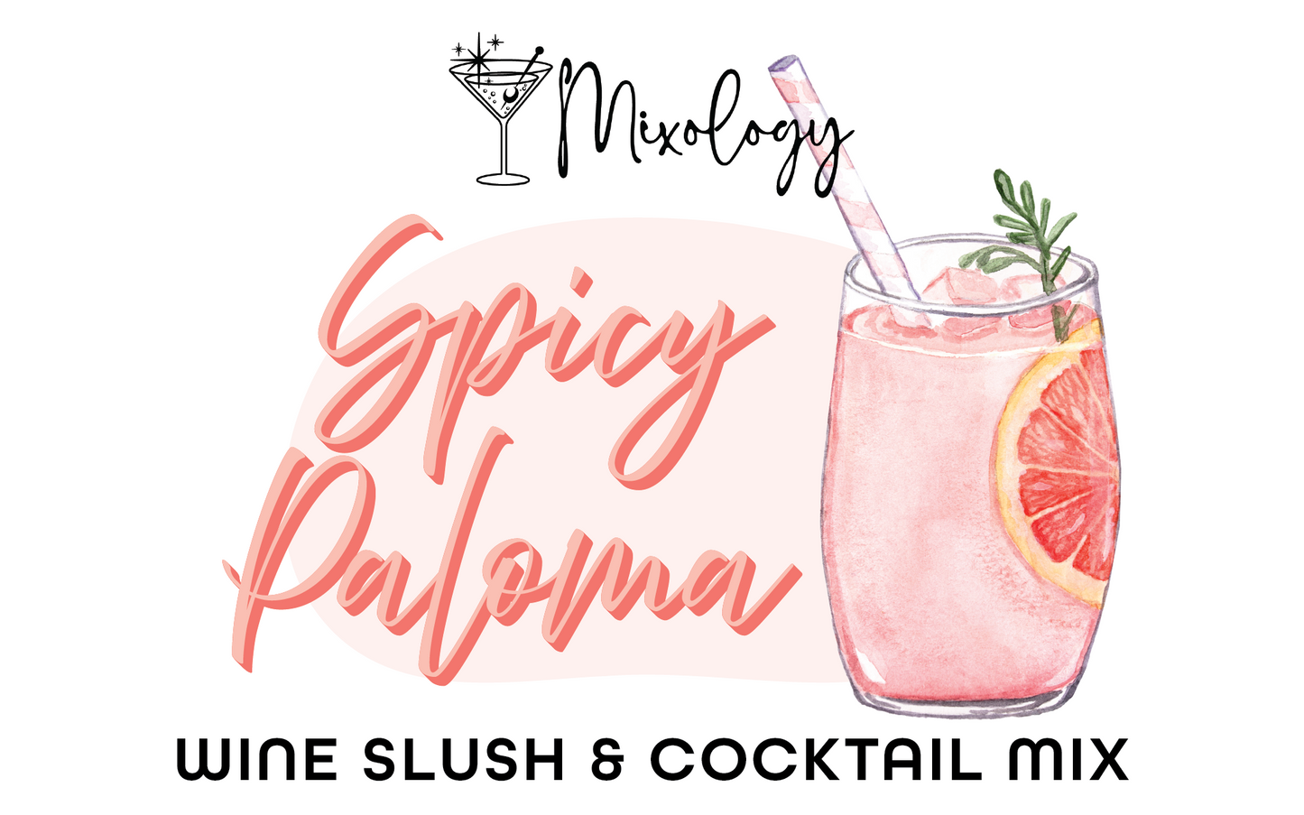 Spicy Paloma Cocktail Drink Mix | Wine Slush & Mocktail Mixer Jar