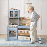 Tiny Land® Serenity Play Kitchen - Lagoon Blue