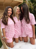Pink Champagne - Short Pajama Set