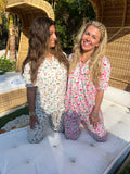 Pink Summer Spritz - Short Sleeve + Pant Pajama Set