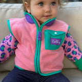 Bubblegum Pop Fleece Vest