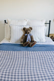 Vintage Plaid + Navy Plaid Twin Muslin Quilt