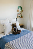 Vintage Plaid + Navy Plaid Twin Muslin Quilt