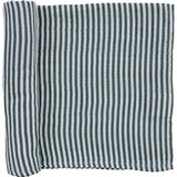 Green Stripes Muslin Swaddle Blanket