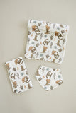 Outlaw Cowboy Muslin Burp Cloth