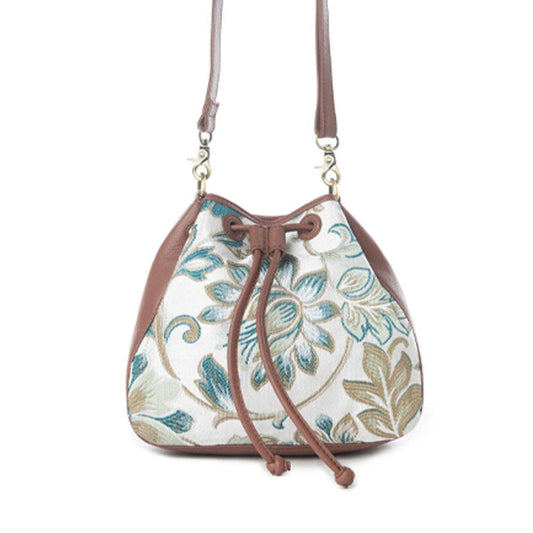 Myra Bag - Myra Old Soul Bucket Bag in Alpine White