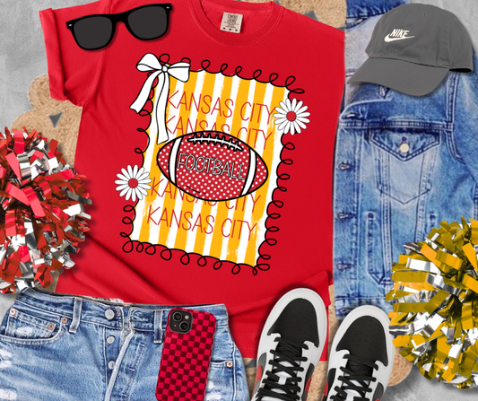 Striped Kansas City Repeat Polka Dot Football