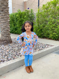 Acorn's Delight Empire Tunic Set With Long Sleeves