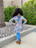 Acorn's Delight Empire Tunic Set With Long Sleeves