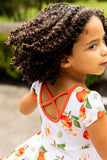 Awesome Apples Cap Sleeve Dixie Dress in Organic Bamboo