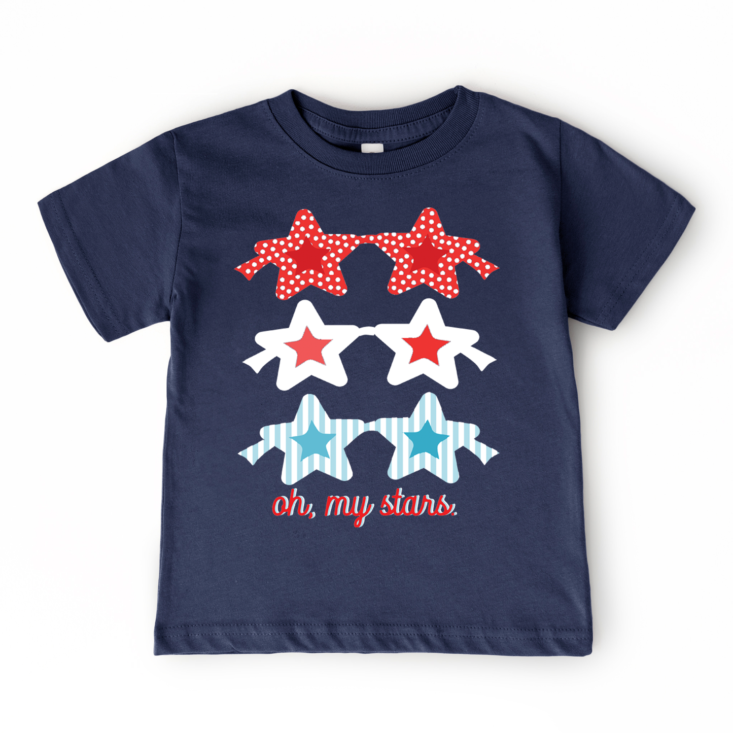 Holland Ave Clothing - Patriotic Sunnies | Girls 4th of July Tee