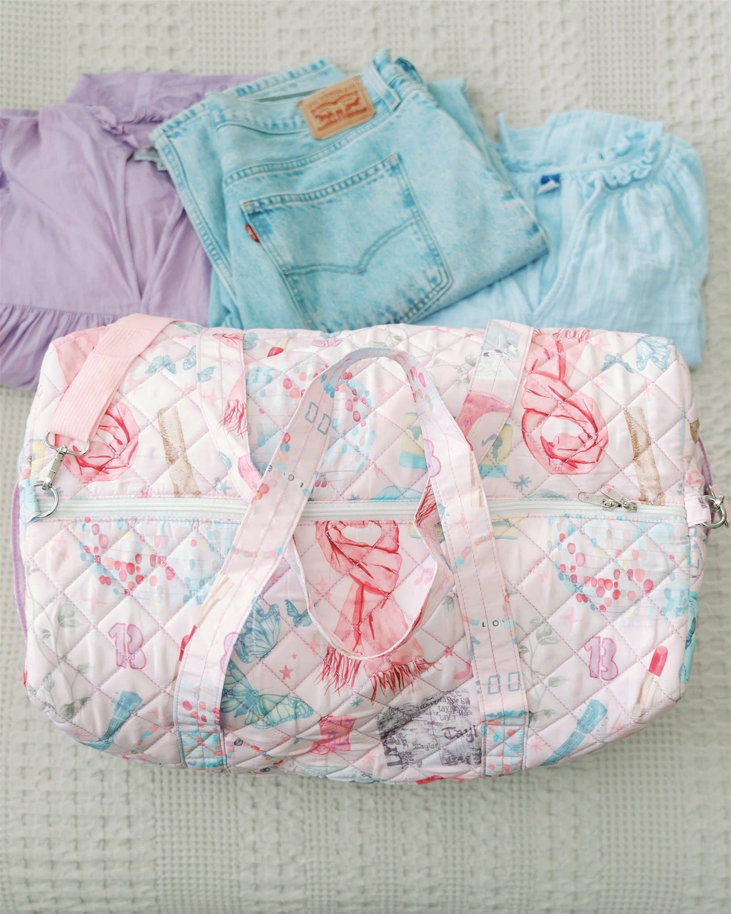 Gracefully Made Art - Eras Quilted Duffle