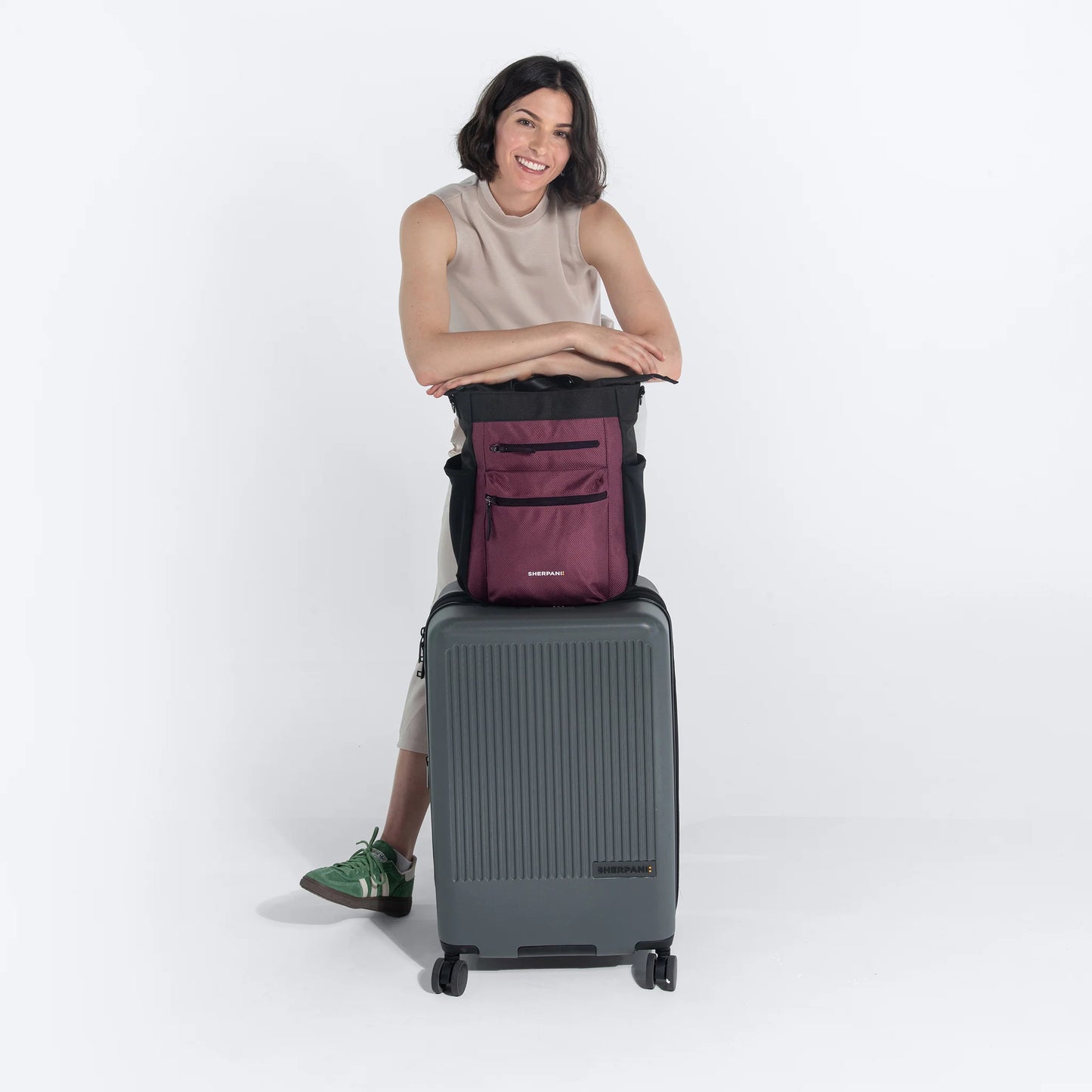 Soleil AT | Multi-Wear Travel Bag - Smoky Orchid Pink
