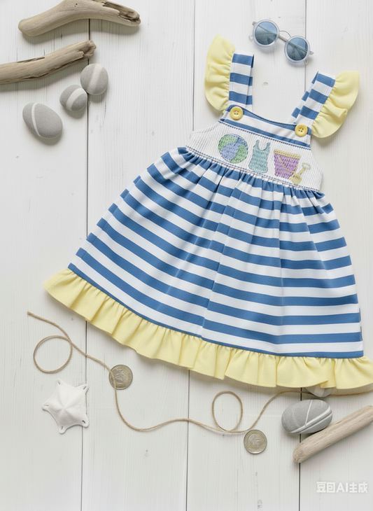 Beach ball seaside dress (preorder)