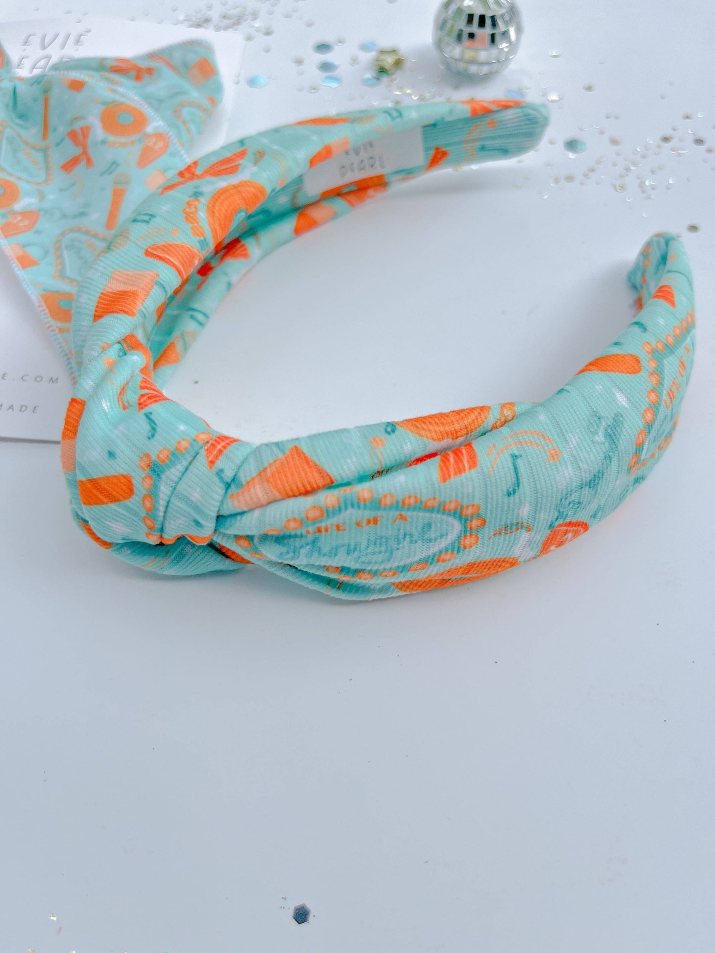 Evie Pearl Handmade LLC - Showgirl Era Knotted Headband for Girls & Women
