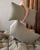 British Vintage Plaid Bedding Set / Red