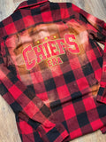 Chiefs Era Bleached Flannel