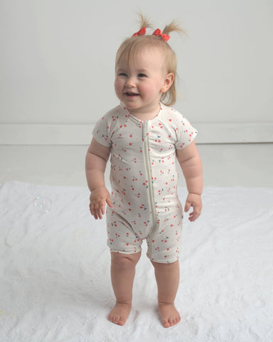 Cherry Bamboo Romper