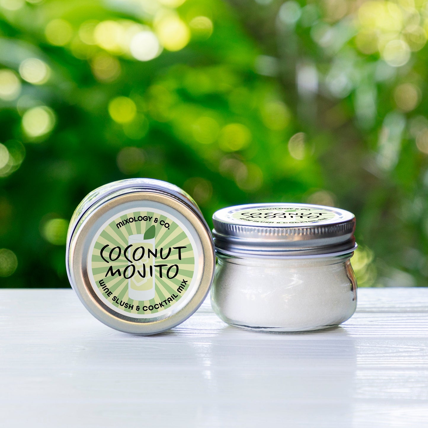 Coconut Mojito Cocktail Drink Mix | Wine Slush & Mocktail Mixer Jar