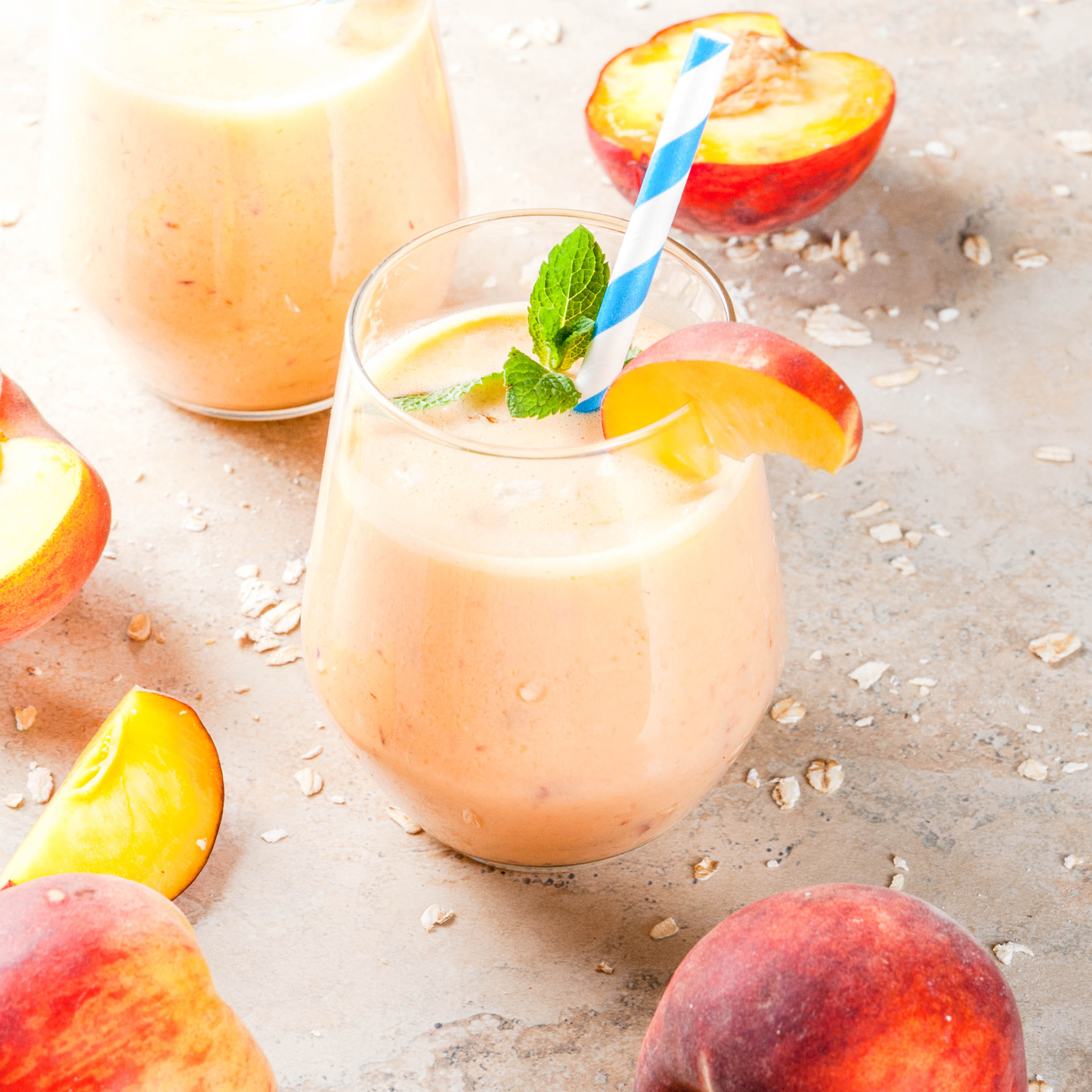 Coconut Peaches & Cream Cocktail Drink Mix | Wine Slush & Mocktail Mixer Jar