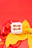 Desert Peach - #15 Heart Stud Earrings