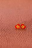 Desert Peach - #15 Heart Stud Earrings