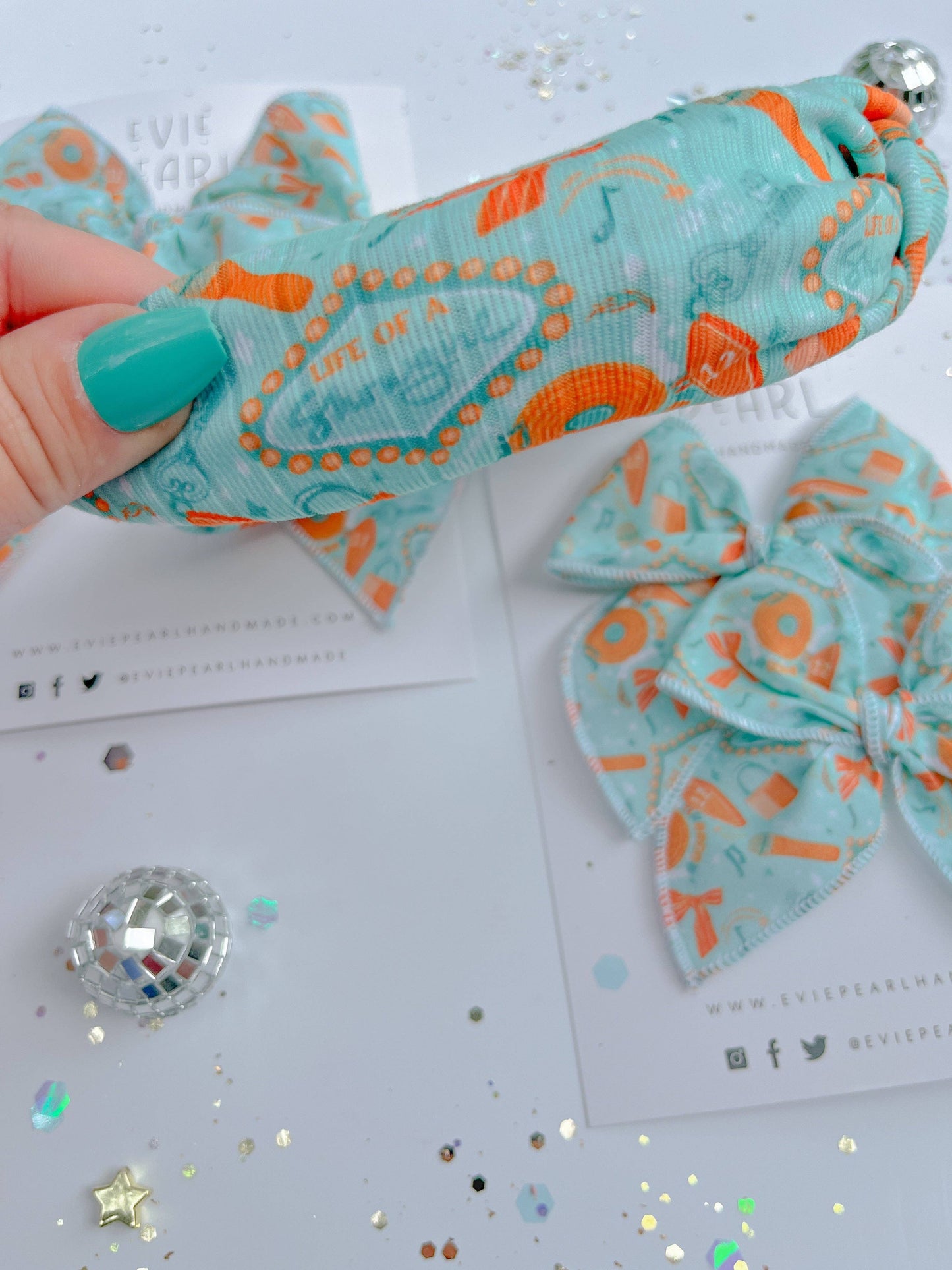 Evie Pearl Handmade LLC - Showgirl Era Knotted Headband for Girls & Women