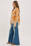 PRE-ORDER MID-RISE WIDE-LEG FRAYED HEM DENIM JEANS