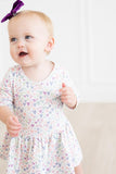 One in a Million 3/4 Sleeve Twirl Bodysuit