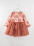 Pink Rainbow Pumpkin Girl Tutu Dress