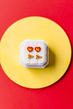 Desert Peach - Kansas City Chiefs Heart Stud Earrings