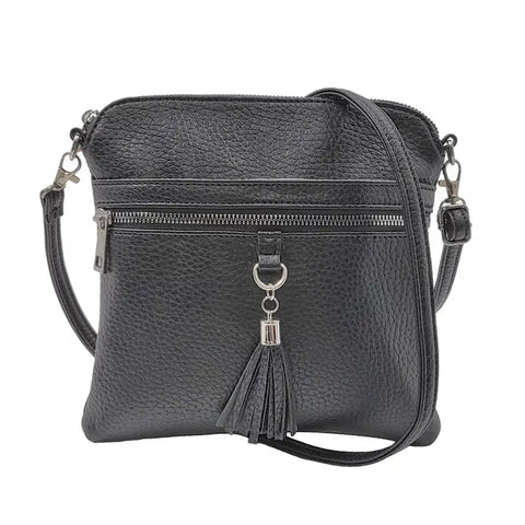 FINAL SALE - Holly Tassel Front Crossbody
